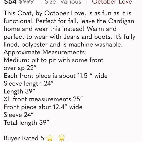 NWT Beautiful Faux Shearling Teddy Coat - Picture 9 of 9